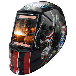 Máscara de Soldadura con Ventana Grande, Máscara Protectora para Soldadores, Protección Facial Completa, Ventana de Visión de Color Real Grande 100*93 - Product Image 1