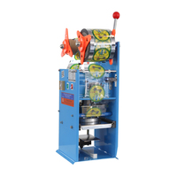 HL-95B HUALIAN Machine automatique de remplissage et de capsulage de jus de fruits Machine de cachetage/Machine de scellage bouteilles en plastique pour tasse de lait