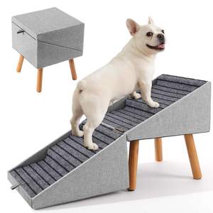 Escaliers <span class=keywords><strong>pour</strong></span> animaux de compagnie de luxe modernes et solides, rampes <span class=keywords><strong>pour</strong></span> chiens et chats <span class=keywords><strong>âgé</strong></span>s, marches pliables antidérapantes <span class=keywords><strong>pour</strong></span> animaux, échelles d'escalade <span class=keywords><strong>pour</strong></span> petits chiens - Product Image 1