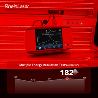 Lit de thérapie par lumière rouge motorisé, lit de photobiomodulation commercial pour les cliniques, les salles de sport et les centres de bien-être