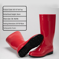 Bottes de pluie unisexes légères et recyclables en PVC, avec amorti, soutien de la voûte plantaire, antidérapantes et lumineuses, à prix abordable
