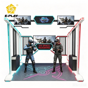 Eplay Popular Proyecto de Alta Rentabilidad Simulador de Tiro <span class=keywords><strong>VR</strong></span> 9D Máquina de Batalla Espacial Multijugador Construcción Metálica para Centro Comercial - Product Image 1