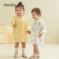 Amila – robe en coton pour enfants, vêtements confortables et respirants, nouveau Style de mode pour filles, 2022
