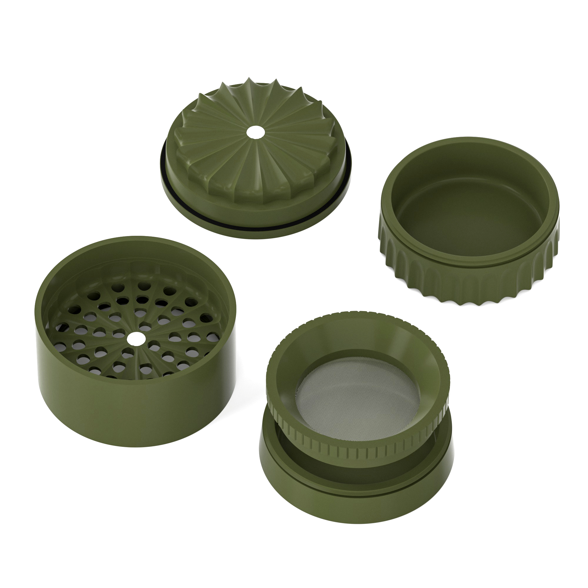 sunray tobacco shop Commercial Ceramic Grinder 3.0 Sunray Teethless 5 Parts Manual Herb Grinder  with Container for Smoke Shop Tobacco Accessories| Alibaba.com