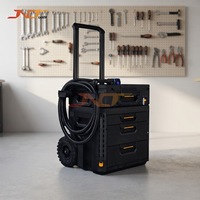 Nouveau Nettoyeur Laser Automatique à Impulsions 200W/300W/500W en Aluminium, Empilable et Prêt pour l'Extérieur, avec Valise à Roulettes, Qualité Industrielle pour Métal, Pierre et Rouille