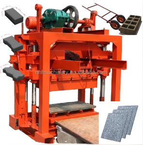 Máquina de Bloques de Hormigón Hidráulica QTJ4-40 de Baja Inversión, Fabricante <span class=keywords><strong>Manual</strong></span> de Ladrillos Pequeños - Product Image 4