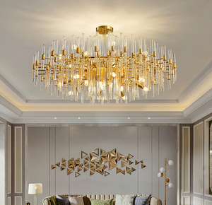 Illuminazione di lusso minimalista italiana moderna della <span class=keywords><strong>sala</strong></span> da pranzo di fascia alta del <span class=keywords><strong>lampadario</strong></span> di cristallo luci a sospensione per <span class=keywords><strong>sala</strong></span> da soggiorno - Product Image 4