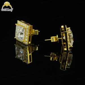 Boucles d'oreilles de fiançailles en argent sterling 925 avec diamant rond brillant de 1 carat et 0,5 carat cultivé en laboratoire, certifié IGI, Goldleaf Custom - Product Image 2