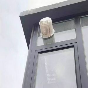 Clapet anti-retour étendu en verre Zhianxin pour hotte de cuisine, pour fenêtres en verre et conduites d'évacuation des fumées de cuisson - Product Image 1