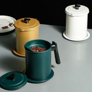 Conteneur à bacon personnalisé de 1,7 L avec passoire, récipient de stockage d'huile de cuisson pour la cuisine, garde-graisse avec filtre à mailles fines et couvercle - Product Image 6