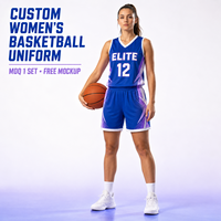 Ensemble d'uniformes de basketball unisexes personnalisés ELITE – Maillot et short sublimés sur mesure – Tenues d'équipe OEM pour clubs, écoles et équipes – 100 % personnalisable