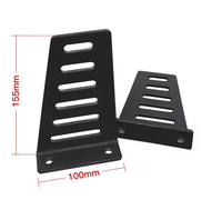 Support latéral en aluminium pour pédalier de simulateur de course, plaque de connexion robuste en acier pour l'installation de la structure de simulateur