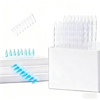 Tubo de PCR BKMAM Bio de 8 pocillos, 0.1/0.2/0.5ml, resistente a altas temperaturas, fluorescente, cuantitativo, con tapa plana de PP individual para centrífuga