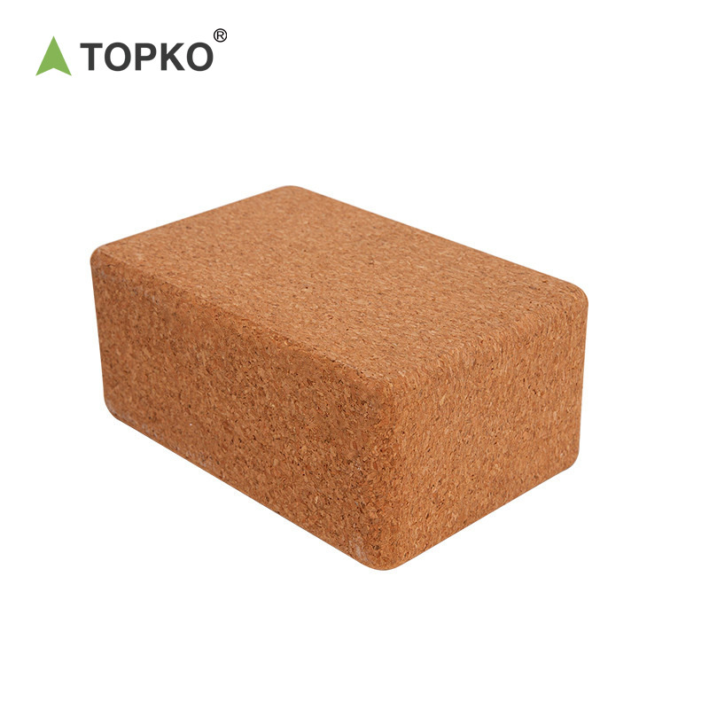 TOPKO Custom Logo Print Cork Yoga
