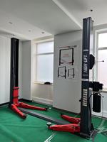 Machine de levage de voiture à deux poteaux, mécanique, à double point de déverrouillage