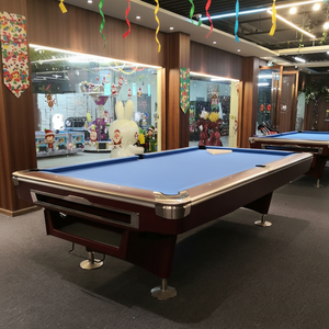 Billard Snooker Moderne 9 pieds en Cuir avec Rails en Bois Massif et Coussins en Ardoise, Vente Chaude d'Usine, Accessoires de Billard Gratuits pour le Vietnam - Product Image 5