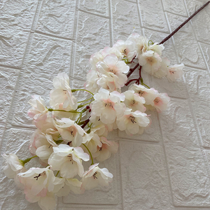 Tiges de fleurs de cerisier artificielles 105 cm, branches de fleurs en soie, <span class=keywords><strong>d</strong></span>écoration pour mariage, fête, événement, Nouvel An chinois, toucher réaliste - Product Image 6