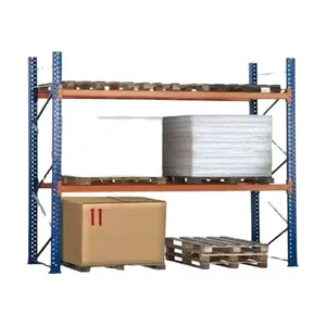 High quality steel warehouse storage pallet rack with wire decking