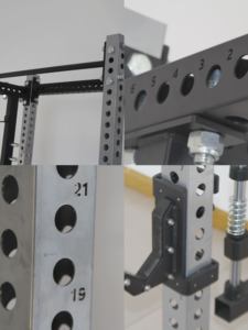 Harga pabrik multifungsi rak rangka jongkok uniseks Smith kandang daya pelatih tugas berat rak jongkok Power Cage - Product Image 5