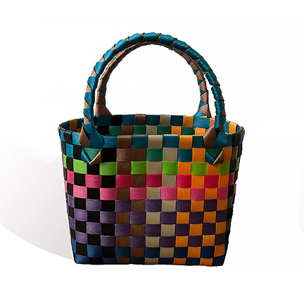 25 ideas de Bolsos tejidos hilo plastico | bolso tejido, bolsas  artesanales, bolsos