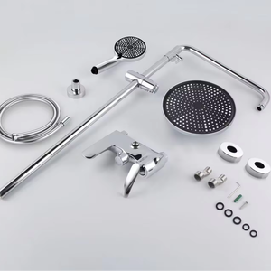 Ensemble <span class=keywords><strong>de</strong></span> robinet <span class=keywords><strong>de</strong></span> <span class=keywords><strong>douche</strong></span> <span class=keywords><strong>de</strong></span> bain en laiton-Système <span class=keywords><strong>de</strong></span> mélange chaud/froid mural-<span class=keywords><strong>Kit</strong></span> <span class=keywords><strong>de</strong></span> salle <span class=keywords><strong>de</strong></span> bain durable - Product Image 1