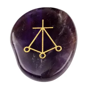 Wholesale Natural Wiccan Pagan occult Gothic Engrave Healing Symbols Stones