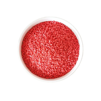 Masterbatch rouge OEM personnalisé en PE, PP, PS, ABS, PET, PVC, longue durée, aux nuances rouges, excellente dispersion, pour produits moulés par injection