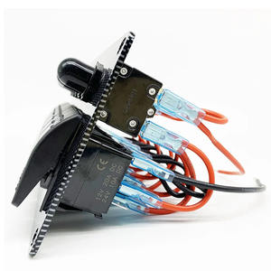 แผงสวิตช์มารีน 6 <span class=keywords><strong>ช</strong></span>่อง กันน้ำระดับ IP66 พร้อมเบรกเกอร์ สำหรับระบบ<span class=keywords><strong>ไฟ</strong></span>ฟ้า 12V/24V ของเรือ รถบรรทุก รถบ้าน - Product Image 5