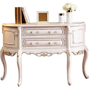 <span class=keywords><strong>Console</strong></span> d'<span class=keywords><strong>entrée</strong></span> en bois artisanale <span class=keywords><strong>avec</strong></span> finition sculptée antique et tiroirs pour la vente au détail - Product Image 1