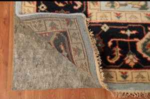 Alfombra tradicional de lujo de lana India Oushak de 9x12 pies, Alfombra tejida de Color sólido para el hogar o el pasillo, tamaños personalizables disponibles - Product Image 5