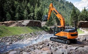 Nouvelle pelle sur pneus DX210 de 20 tonnes de Corée avec moteur DL06P (Phase III ou IV) pour l'industrie forestière - Prix - Product Image 4