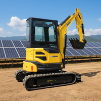 Mini-excavatrice compacte chinoise de 3,5 tonnes pour usage domestique, puissante, à vendre