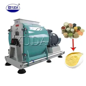 Yuda ngô, lúa mì, bột đậu nành và hạt thô Hammer Mill với chứng nhận CE