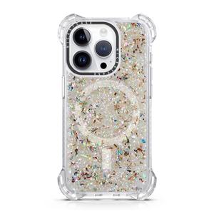 Customized Mother of Pearl Phone Covers Matte Clear TPU <b>Magnetic</b> Shell Mobile Cell Phone <b>Case</b> for <b>iPhone</b> 16 15 14 13 Pro Max - Product Image 5