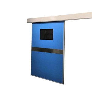 Fabricantes de puertas herméticas al por mayor, puertas herméticas eléctricas de protección contra rayos X para salas CT, puertas herméticas para salas limpias con activación por pedal. - Product Image 1