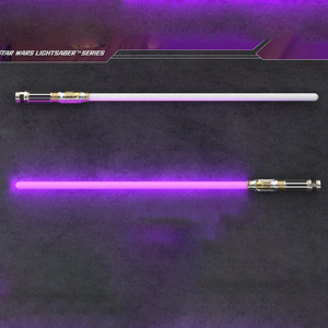 ZD Toys Star Wars Sabre laser Mace <span class=keywords><strong>Windu</strong></span> avec effets lumineux et sonores, modèle de collection, accessoire de cosplay, cadeau pour garçons - Product Image 5