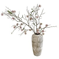 Realistich 3D gedroogd zacht aanvoelend plastic fruit, kunstbloemen, geschilderde botpijltjes techniek, hotel en homestay set ontwerp