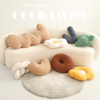 Coussin Nuage Créatif de 100 cm de Haute Qualité, Doux et Coloré, Effet Ondulation d'Eau, Idéal pour Dormir - Vente en Gros
