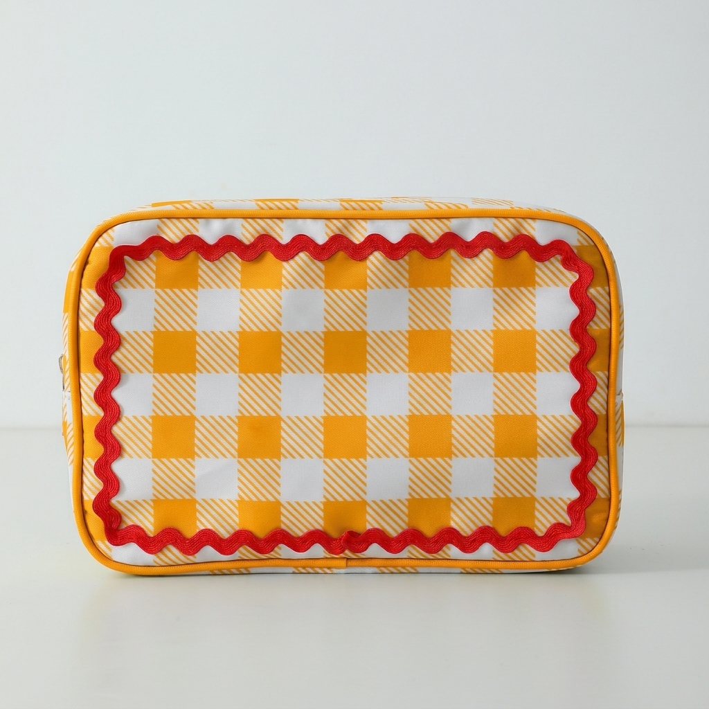 Orange Gingham