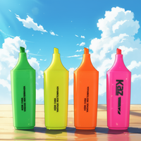 Stylo marqueur MACACO simple, grande capacité, à tête inclinée, avec encre fluorescente