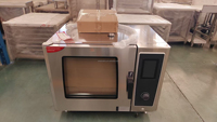 SHINEHO luxe gaz 6 plateaux four combiné écran tactile Commercial cuisinière électrique four rationnel four combiné Te Koop