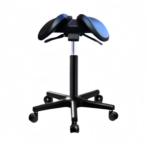 Taburete de peluquero ajustable a la moda, sillín ergonómico, taburete de salón de tatuajes, sillas de peluquero modernas de belleza de cuero - Product Image 6
