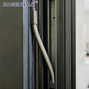 Puerta de Entrada Doble de Aluminio con Cerradura Multipunto y Diseño 3D Anti-robo Personalizado de Fábrica Rogenilan - Product Image 6