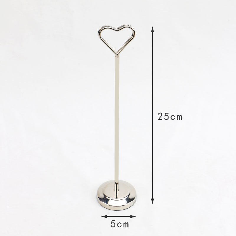 Design cœur argenté de 25 cm (10 pouces)