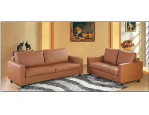 Cheap Classic Wooden Legs Design Sectional Leather Cover Modular Sofa Set Furniture Living Room