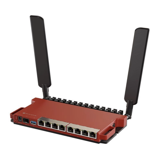 MikroTik L009UiGS-2HaxD-IN 2.5G Dual-Band WiFi 6 Wireless Router with 8 LAN Ports US Version-Brand New