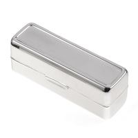Boîte à pilules de voyage portable avec compartiment métallique, organisateur de médicaments anti-poussière pour usage quotidien, couleur personnalisable, fabricant
