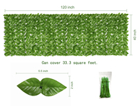 Clôture en herbe plastique Linwoo, haie en herbe, clôture en gazon synthétique, vert clair, clôture artificielle pour mur