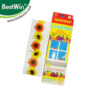 Trampa para Moscas de la Fruta Transparente y Sólida para Interiores, Atrapa Mosquitos, Pulgas, Termitas y Trips - Control de Plagas Desechable - Product Image 2