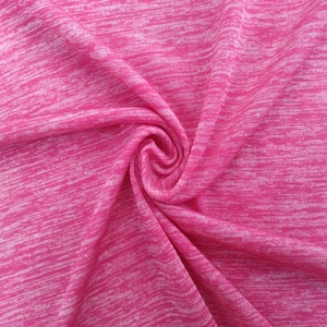 Tela teñida en solución Melange 53% nailon 40% poliéster 7% elastano para bragas y sujetadores deportivos, tela de 160 g/m² de secado rápido para ropa deportiva y activewear. - Product Image 1